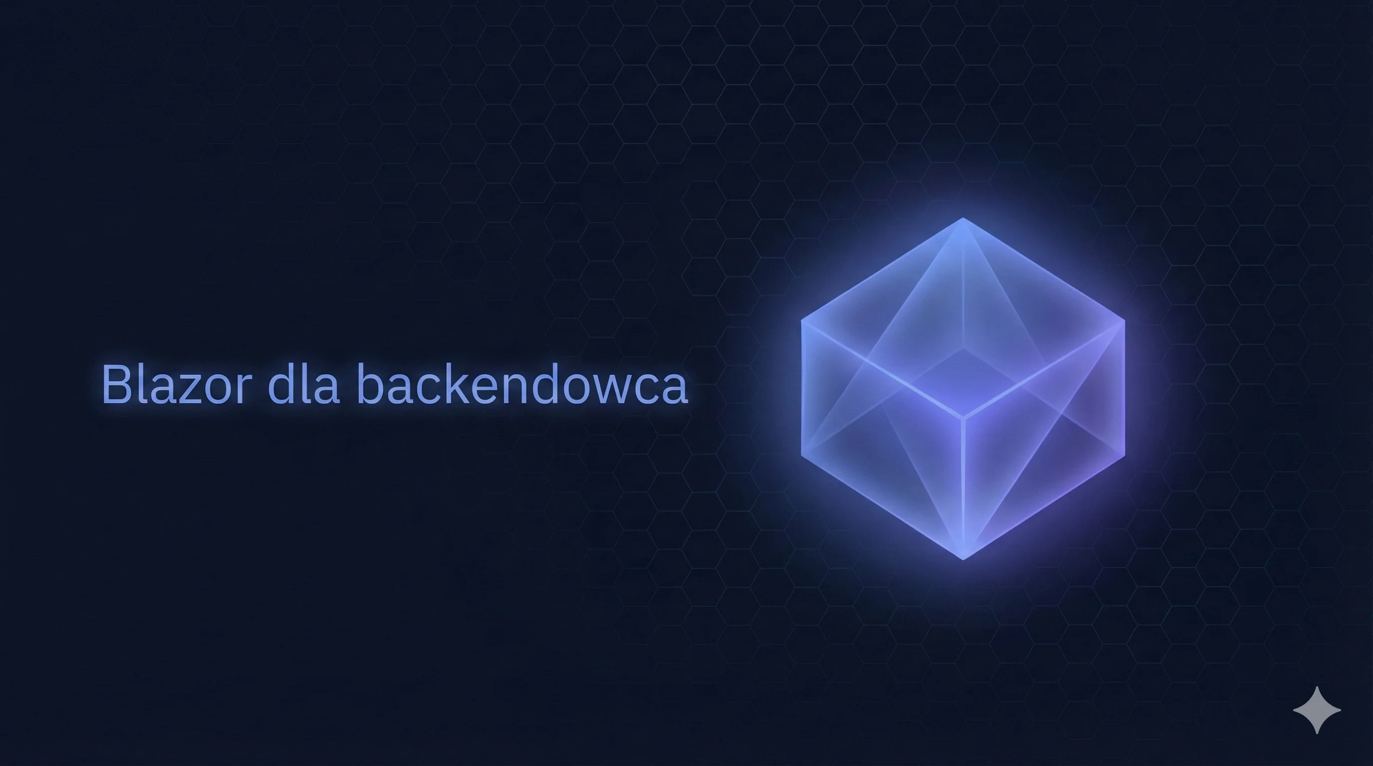 Blazor dla backendowca